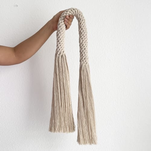 Minimalistic Soft woven arch tassel - Aarya | Wall Hangings by YASHI DESIGNS