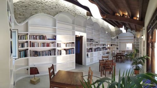 Library Giorlamo Savonarola | Architecture by VINCENZO MURATORE | Contessa Entellina in Contessa Entellina
