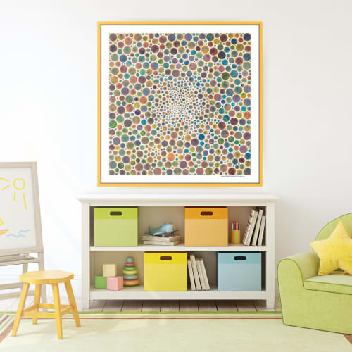 White Circles Multicolor | Art & Wall Decor by Seth B Minkin Fine Art | Seth B Minkin Studio + Showroom in Boston