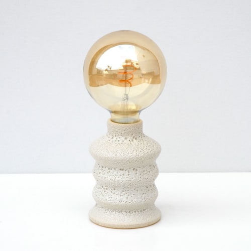 Zig Zag Ceramic Table Lamp | Lamps by niho Ceramics