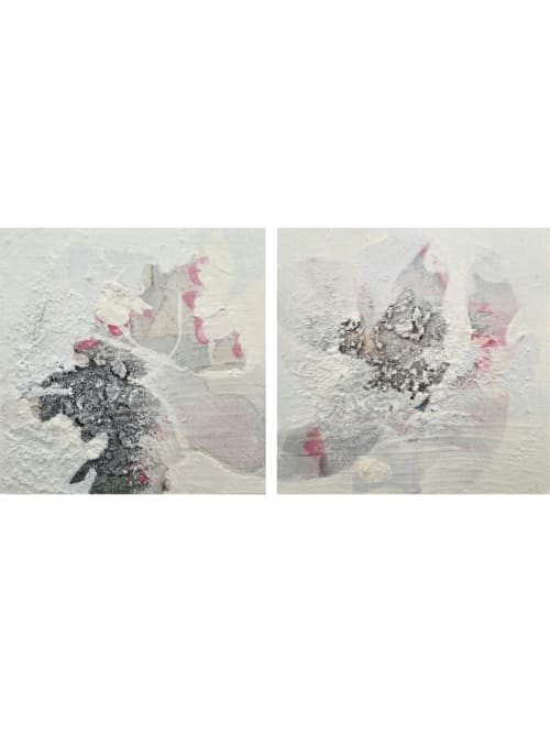 Angels of the Get Through | Oil And Acrylic Painting in Paintings by Joanna Cutri