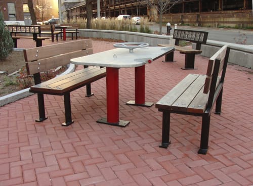 Brooklyn Navy Yard Park | Public Sculptures by Michelle Greene | Brooklyn Navy Yard in Brooklyn