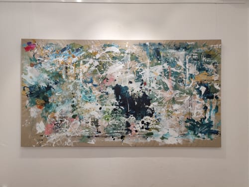 A Piece of my Space #1 | Oil And Acrylic Painting in Paintings by Lotta Sirén