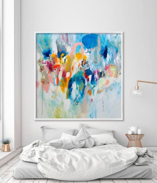 Large Abstract painting art print | Prints by Duealberi