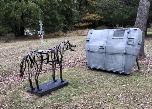 Gates of Eden | Public Sculptures by Robert Spinazzola | 419 Mt Holly Rd in Katonah