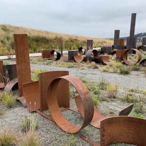 Alluvion | Public Sculptures by Adam Kuby | Dune Peninsula in Tacoma