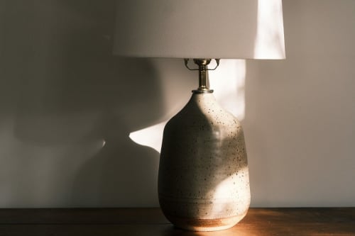 Table Lamp 2 in Slate | Lamps by Pyre Studio