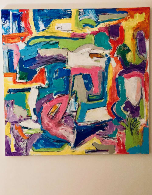 Washington Square | Oil And Acrylic Painting in Paintings by George Ayres