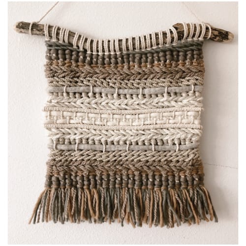 Sandstone Macrame Weave | Macrame Wall Hanging in Wall Hangings by Oak & Vine