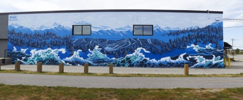 Arlberg Ski & Surf Shops mural