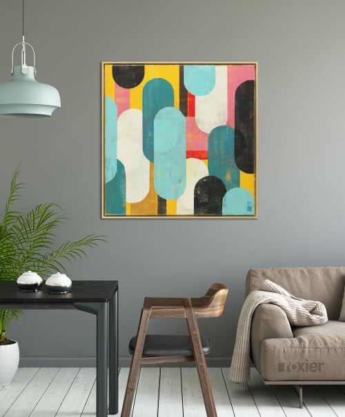 Traffic Pink | Paintings by Ronald H
