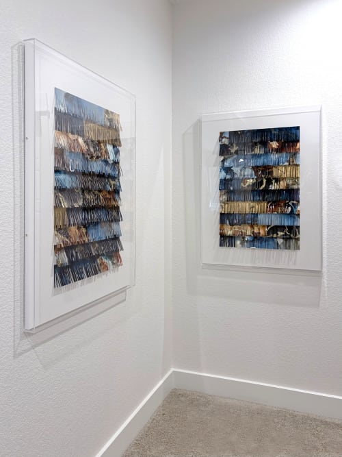 Longhorn Village Retirement Center Commission | Mixed Media by Julie Pelaez Studios