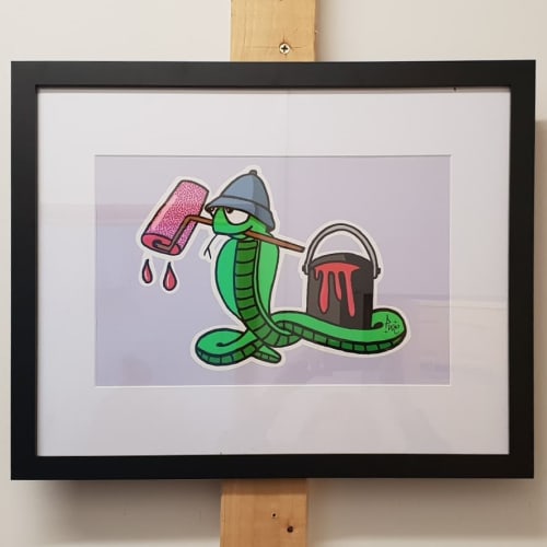 Snake Print | Paintings by Pixie London | Euroart Studios in London