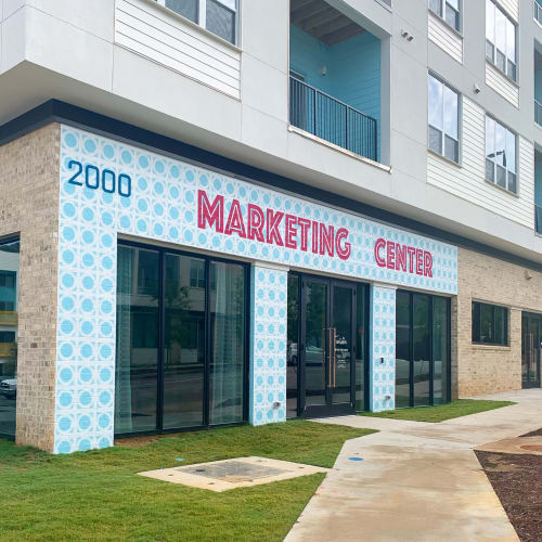 Breezeway Block Mural | Street Murals by Lacey Longino | Skylark in Atlanta