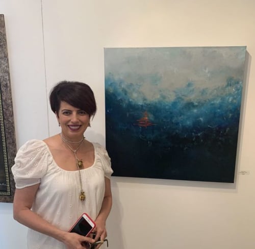 How fragile we are | Paintings by Nilou Farzam | GearBox Gallery in Oakland