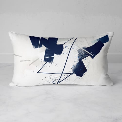 Reckless Abandon Rectangular Throw Pillow | Pillows by Michael Grace & Co.