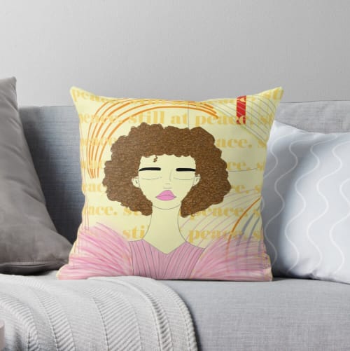 "Still at Peace" Throw Pillow | Pillows by Peace Peep Designs