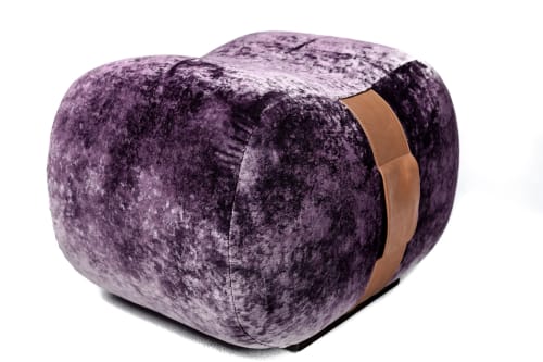 Milo Bean Ottoman | Benches & Ottomans by Marie Burgos Design and Collection | Independent Lodging Congress, in the William Vale NYC in Brooklyn