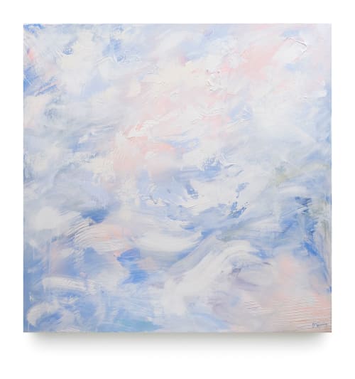 Featherlight | Oil And Acrylic Painting in Paintings by Dana Mooney Art