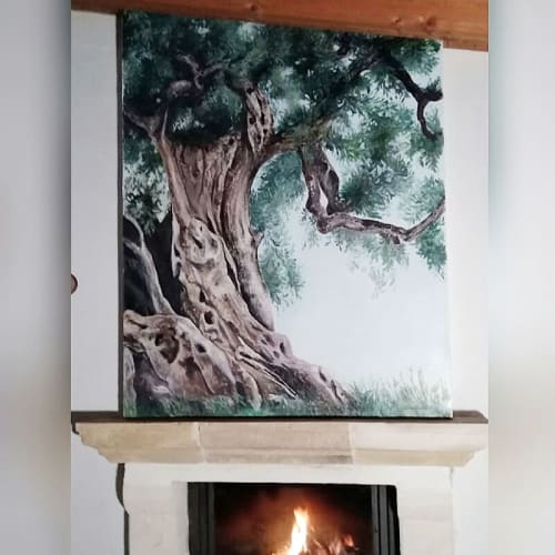Olive Tree Painting | Paintings by Desirè Mancarella