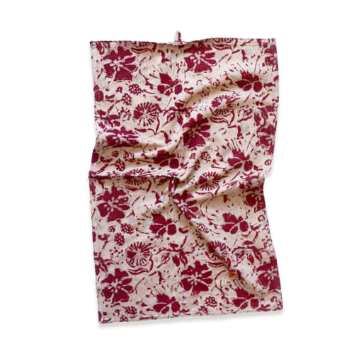 Bloom Tea Towel | Linens & Bedding by ichcha