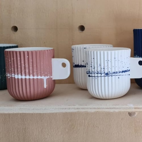 Groove S-M | Cups by BasicartPorcelain