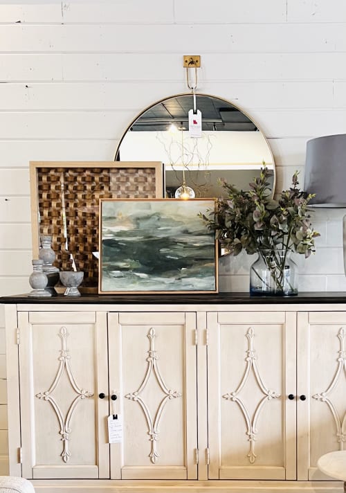 Framed Abstract Painting (16x20) | Oil And Acrylic Painting in Paintings by Arohika Verma | First & Main Design Market in Bothell