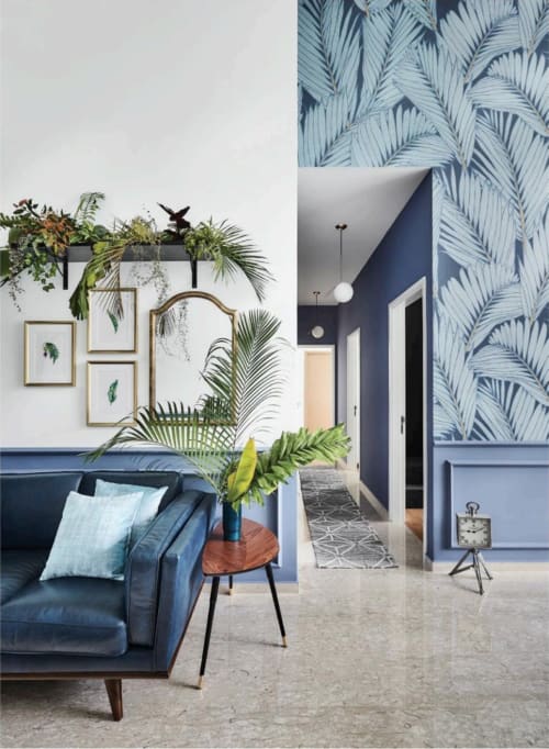 Island Frond Wallpaper | Wall Treatments by Patricia Braune