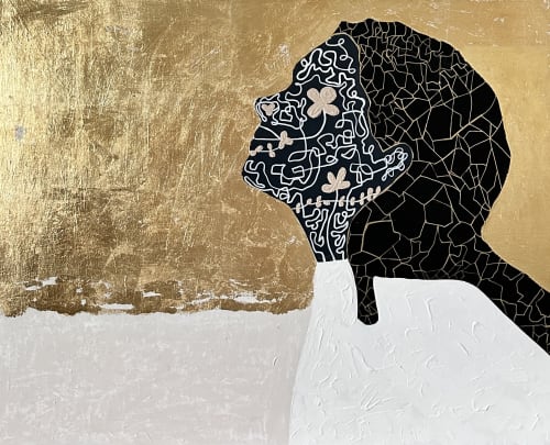 Sońadora (Dreamer) Original Painting | Paintings by Andrea Mondragòn