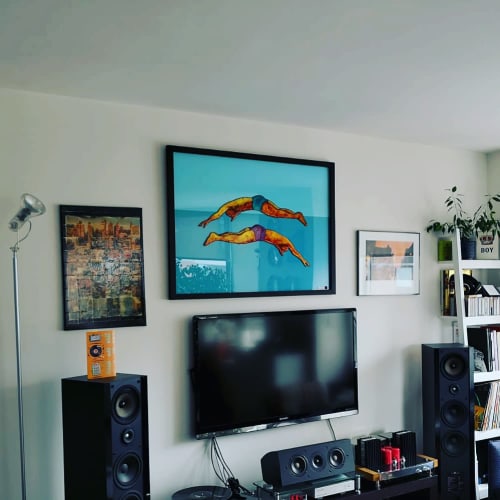 THE NEVER ENDING BLUE OF A PERPETUAL SUMMER | Paintings by Beddru