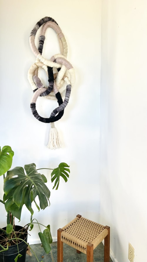 Clarity Knotty Soft Sculpture | Wall Hangings by Trudy Perry