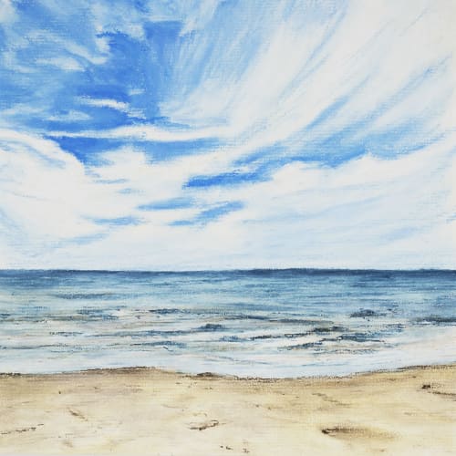 "Cape Charles Dreamin'" square print | Paintings by Coleman Senecal Art