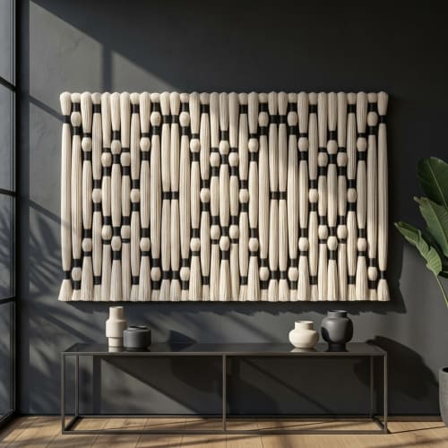 Large Geometric Macrame Wall Hanging | Wall Hangings by Sarmal Design
