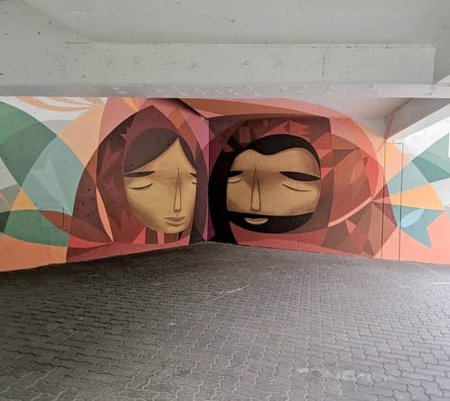 Mural | Street Murals by Jaime Molina | Lionshead Parking Structure in Vail