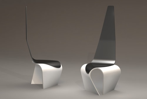 Split Chair High | Chairs by Wolfson Design | London Studio in London
