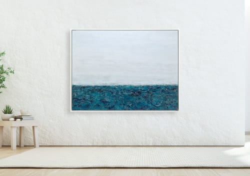 Baia do Sancho Storm - Abstract Ocean Art | Paintings by Kelly Hanna Studio