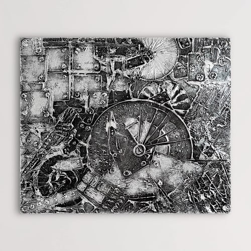 Crazy Machine (SOLD) | Oil And Acrylic Painting in Paintings by Alessia Lu