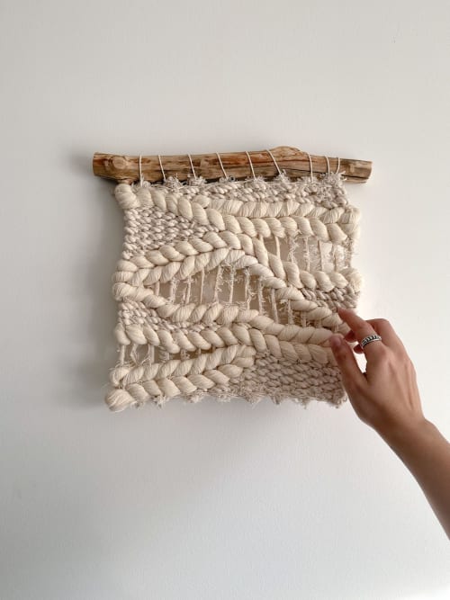 KEEP IT SIMPLE | Handwoven Organic Tapestry | Wall Hangings by Ana Salazar Atelier