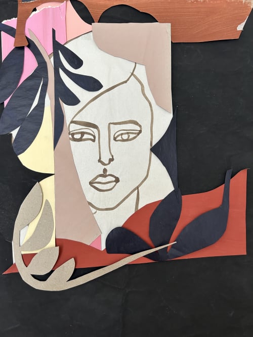 Resi | Collage in Paintings by Cyrille Gulassa