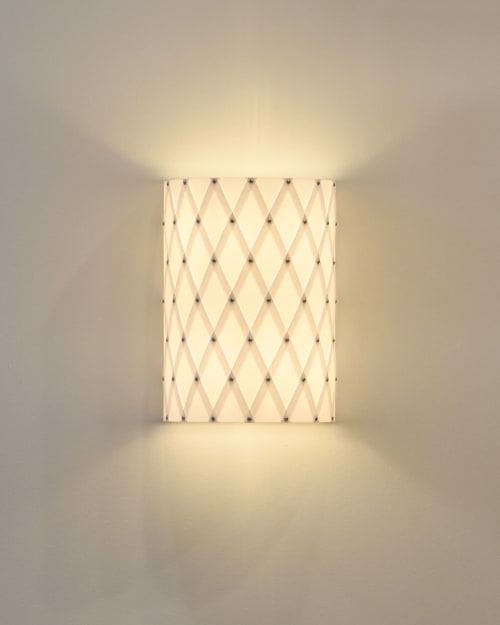 Diamond Grid Wall Light 30 | Sconces by ADAMLAMP