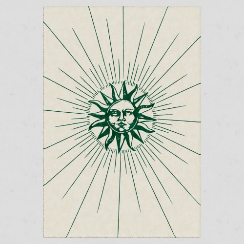 Astros Sun Square | Rugs by Woop Rugs