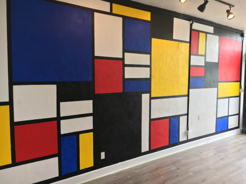 Mondrian | Murals by Phil Santos | MUSIKBOX in Los Angeles