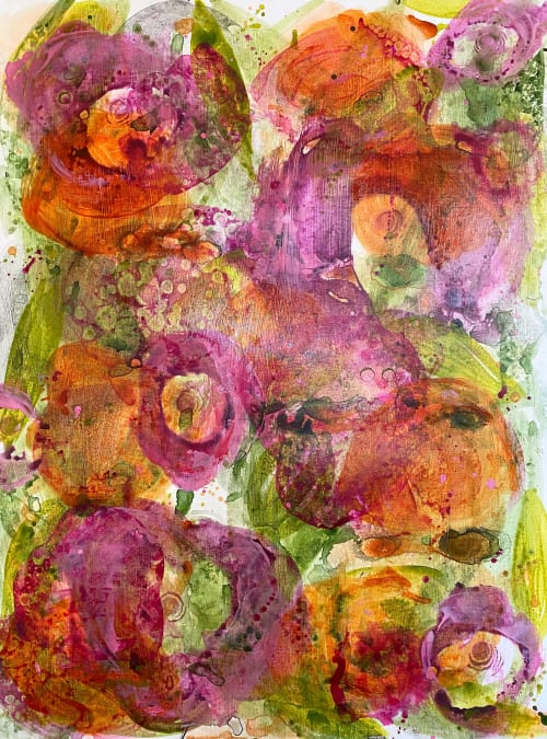 Colors of Saint Lucia | Oil And Acrylic Painting in Paintings by Joanie Gagnon San Chirico Studio