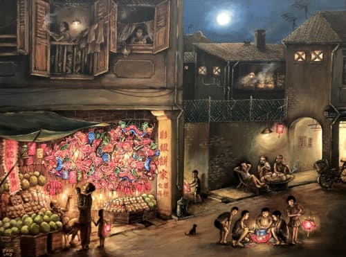 Mid-Autumn Festival | Paintings by Yip Yew Chong