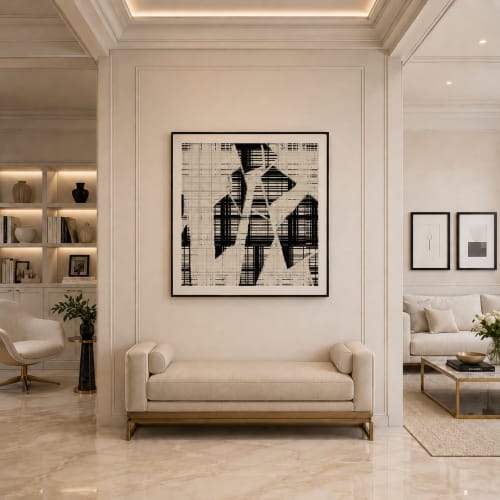Obsidian Grid | Prints by ARTATAK