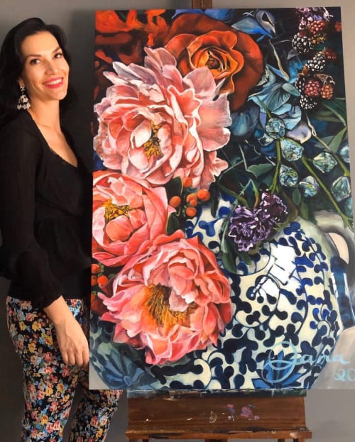 In full bloom | Paintings by Jana Aspeling