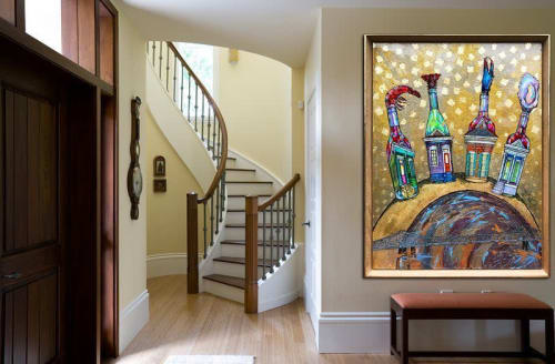 "Housewines on the Horizon" Painting | Paintings by Art by Christy Gallery