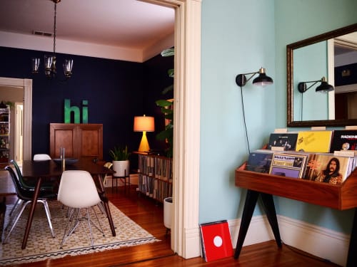 Record collection, Private residence | Furniture by Koeppel Design | Mission District, San Francisco in San Francisco
