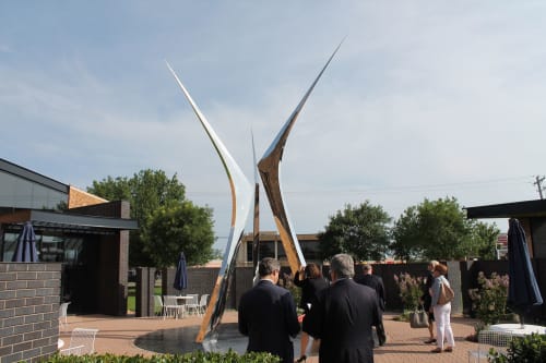 Momentum | Public Sculptures by Marko Kratohvil | Kirkpatrick Bank-Main Bank in Edmond