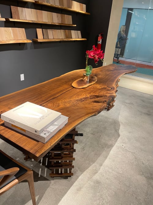 Mesquite Live Edge River Table by Lumberlust Designs at Private